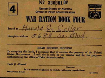 RAtioning book